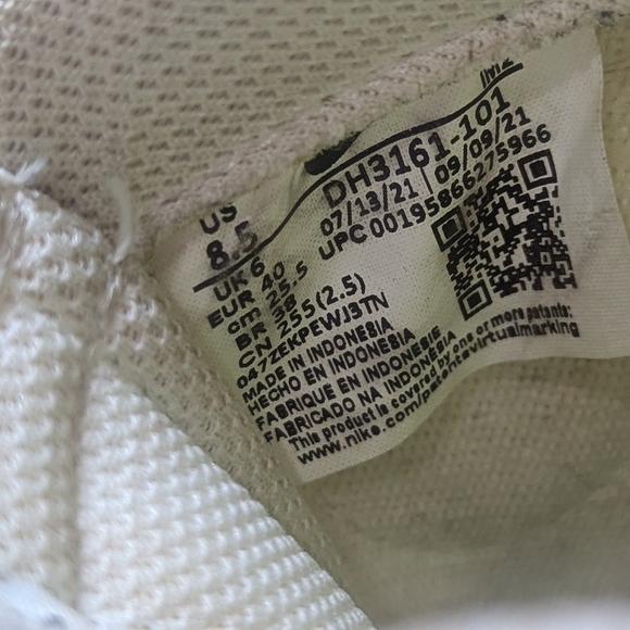 Nike Court Legacy Next Nature White Shoes Sneaker DH3161-101 Women’s Size 8.5 - Picture 9 of 9